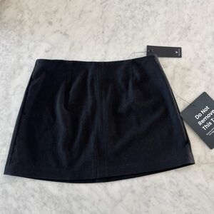 lulus black mini skirt